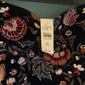 LOFT Skirts - Loft Floral Midi Skirt w/side slits LOFT Skirts - Loft Floral Midi Skirt w/side slits